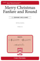 Merry Christmas Fanfare and Round SAB choral sheet music cover